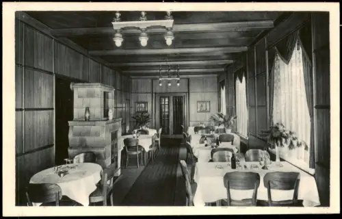 Ansichtskarte Meißen IDELER'S GASTSTÄTTE - Gastraum 1928