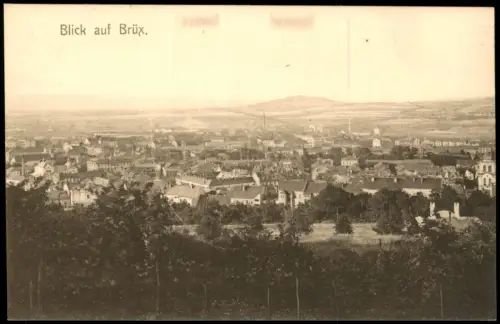 Postcard Brüx Most Totale 1912