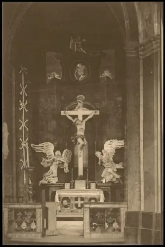 Postcard Osek Ossegg Totenkapelle in der Stiftskirche. 1912