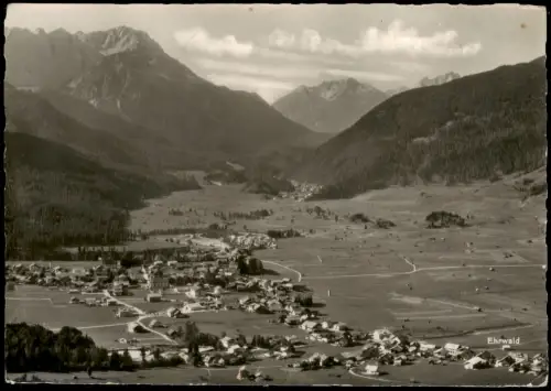 Ansichtskarte Ehrwald Panorama-Ansicht von Ehrwald, Tirol 1964