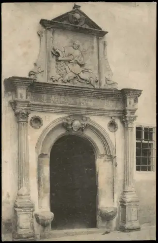 Ansichtskarte Meißen Portal am alten Bräuhaus 1911