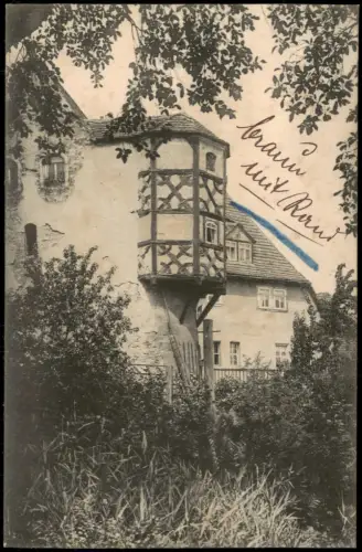 Ansichtskarte Meißen Erker im Domherrenhofauf der afranischen Freiheit. 1911