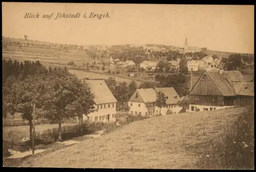 Ansichtskarte Jöhstadt (Erzgebirge) Partie an der Stadt 1912