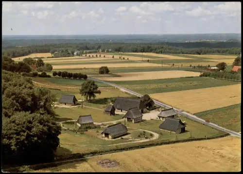 Ehestorf-Rosengarten (LK Harburg) Luftaufnahme Freilichtmuseum am Kiekeberg 1970