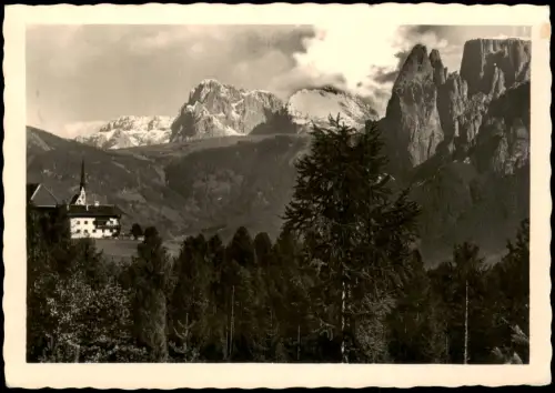 Kematen-Ritten Renon Kematen am Ritten mit Blick auf die Dolomiten 1958
