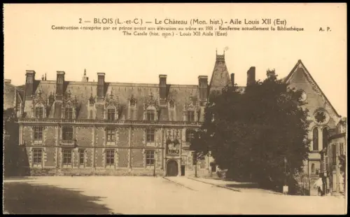 CPA Blois Le Château (Mon. hist.) Schloss Ansicht 1910