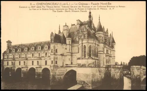 CPA Chenonceaux Schloss Château de Chenonceaux 1910