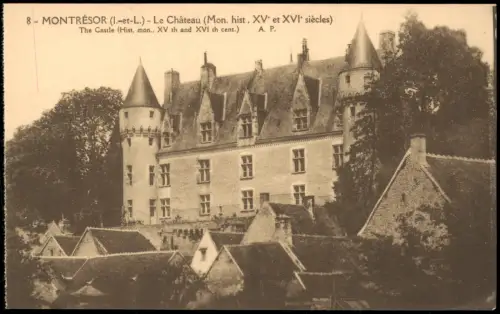 CPA Montrésor Schloss Chateau 1910