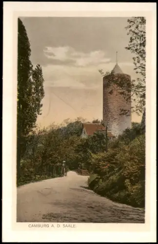 Ansichtskarte Dornburg-Dornburg-Camburg Weg am Turm 1924
