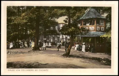 Ansichtskarte Collm-Wermsdorf Collmberg Turm und Restauration 1926