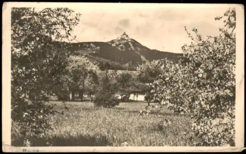 Postcard Reichenberg Liberec Jeschken (Ještěd) 1940