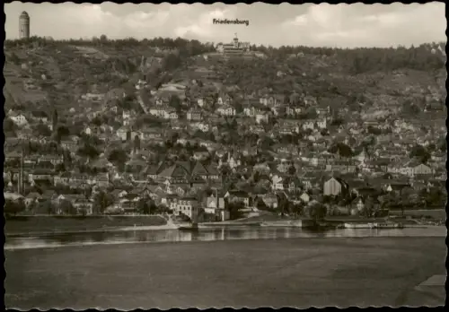 Ansichtskarte Niederlößnitz-Radebeul Friedensburg Stadt Radebeul West 1928