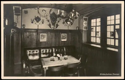 Kötzschenbroda-Radebeul Gastraum Weinstuben Sektkellerei Bussard   1928