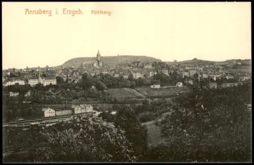 Ansichtskarte Annaberg-Buchholz Pöhlberg 1915
