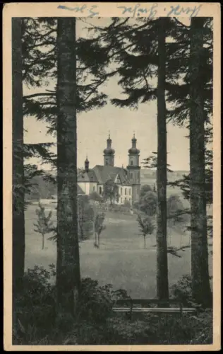 St. Peter  Hochschwarzwald Blick auf das Kloster St. Peter Fotokarte 1950