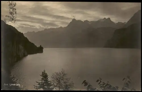 Ansichtskarte Seelisberg Am Urnersee, Stimmungsbild 1930