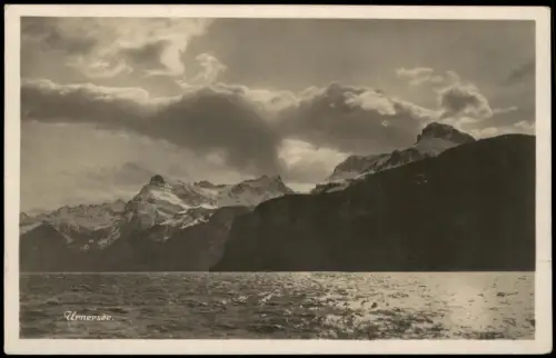 Ansichtskarte Seelisberg Urnersee, Schweizer Alpen, Stimmungsbild 1931