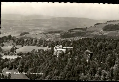 Ansichtskarte Zürich Umlandansicht 3991 Wald (Zch.) Sanatorium 1958
