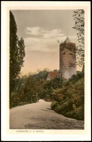 Ansichtskarte Dornburg-Dornburg-Camburg Weg am Turm 1924