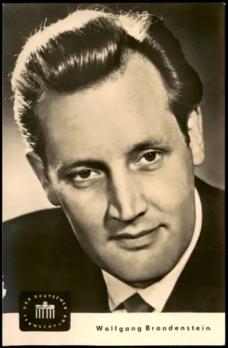 Ansichtskarte  Porträt Wolfgang Brandenstein Fernsefunk 1960