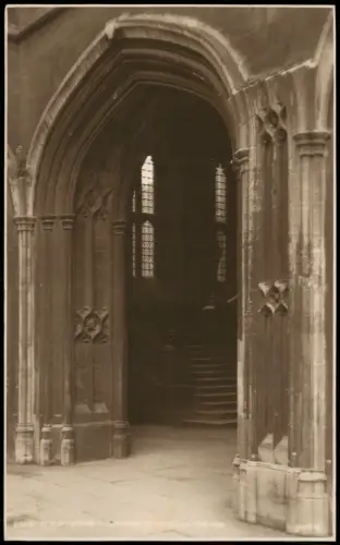 Postcard Oxford The Hall Staircase, Christ Church 1930