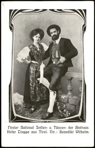 .Tirol Tiroler National Jodler- und Tänzer-Gruppe Andreas Hofer 1905