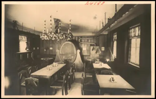 Ansichtskarte Meißen Gebhardt's Weinschank Gaststätte - Saal 1928