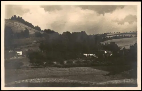 Ansichtskarte Meißen Fernblick auf die Preiskermühle 1928