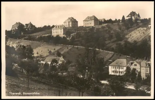 Ansichtskarte Tharandt Partie an der Bismarckhöhe 1928