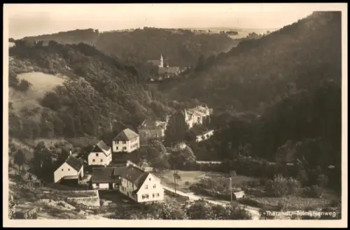Ansichtskarte Tharandt Talmühlenweg - Fotokarte 1928
