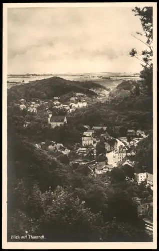 Ansichtskarte Tharandt Fernblick über die Stadt 1928