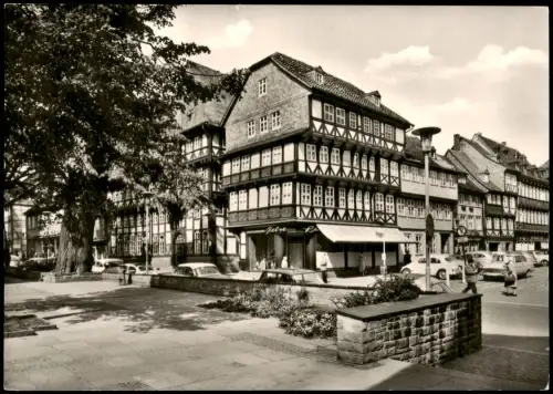 Ansichtskarte Goslar Alte Bürgerhäuser am Schuhof, Goslar 1966