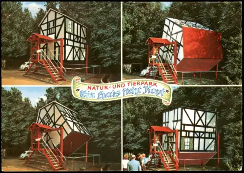Brüggen (Niederrhein) Natur- und Tierpark Schwalmtal - Ein Haus steht Kopf 1978