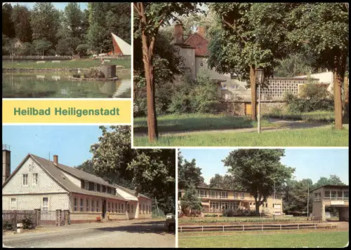 Heiligenstadt   Betriebsferienheim "Forsthaus", HO-Gaststätte "Stadion" 1984