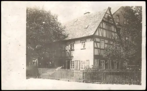 Ansichtskarte Pirna Echtfoto-AK (Fritsche Pirna) Haus-Ansicht Fachwerk 1909