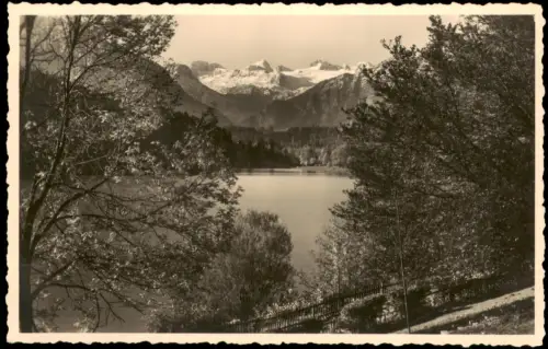 Ansichtskarte Altaussee Partie am Altausseersee mit Dachstein 1938