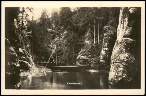 Braunau Broumov Adersbach-Weckelsdorf Adršpašsko-Teplické skály Kahnfahrt 1930