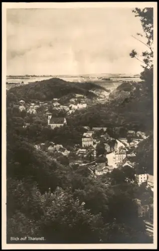 Ansichtskarte Tharandt Fernblick über die Stadt 1928