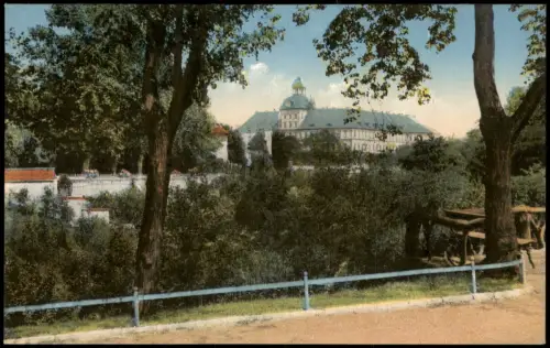 Ansichtskarte Weißenfels Blick aufs Schloss 1912