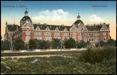 Ansichtskarte Naumburg (Saale) Kadetten-Anstalt. 1915