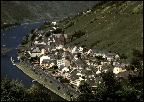 Ansichtskarte Cond-Cochem Kochem Blick auf die Mosel bei Cond 1980