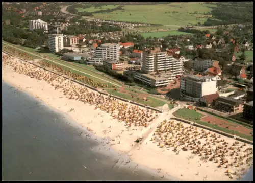 Ansichtskarte Duhnen-Cuxhaven Luftbild Luftaufnahme 1980