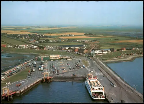 Dagebüll Luftbild Mole und Ort Luftaufnahme Nordseebad Dagebüll 1994