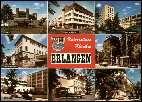 Erlangen MB u.a. Medizinische  Kiefer Universitäts-Kliniken (Krankenhaus) 1986