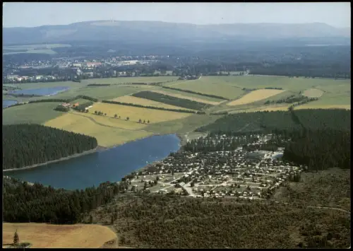 Clausthal-Zellerfeld Luftbild Campingplatz Prahljust im Oberharz 1980