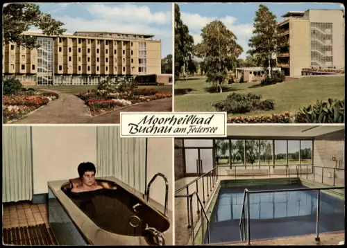 Ansichtskarte Bad Buchau Mehrbildkarte Moorheilbad Buchau am Federsee 1965