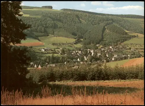 Brunskappel-Olsberg Panorama-Ansicht Ortsansicht Fernansicht 1965