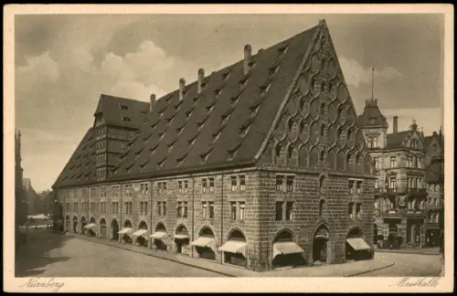 Ansichtskarte Nürnberg Mauthalle 1912