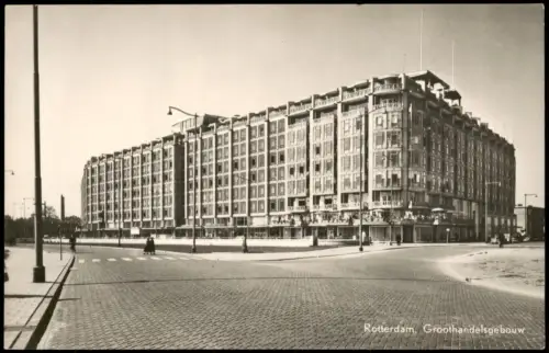Postkaart Rotterdam Rotterdam Groothandelsgebouw 1955
