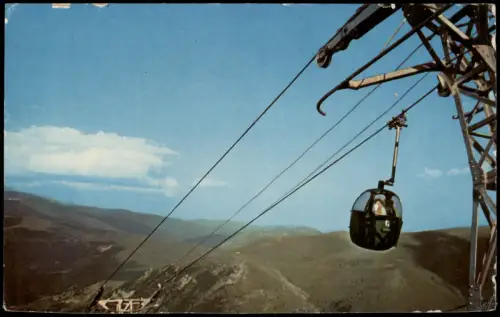 Postale Alp Telecabina del Puig d'Alp 1962